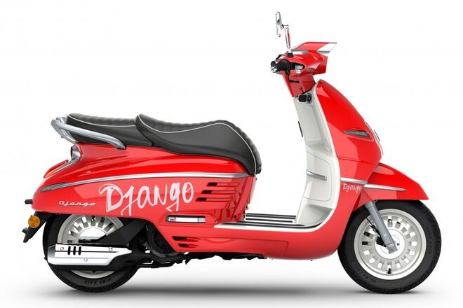 Peugeot Django EVO 125i  Hot Color - Flamingo Red