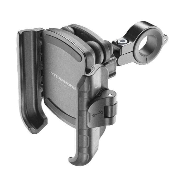 Držák na telefon Interphone Crab PRO s antivibrací a úchytem na řidítka Držák na telefon Interphone Crab PRO s antivibrací a úchytem na řidítka