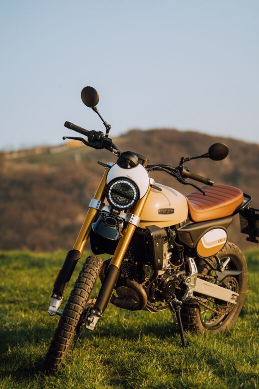 Motocykl Fantic Caballero 500 Rally - písková / 2025