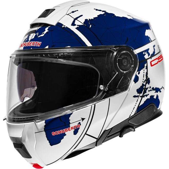 Helma Schuberth C5 Globe Blue Helma Schuberth C5 Globe Blue
