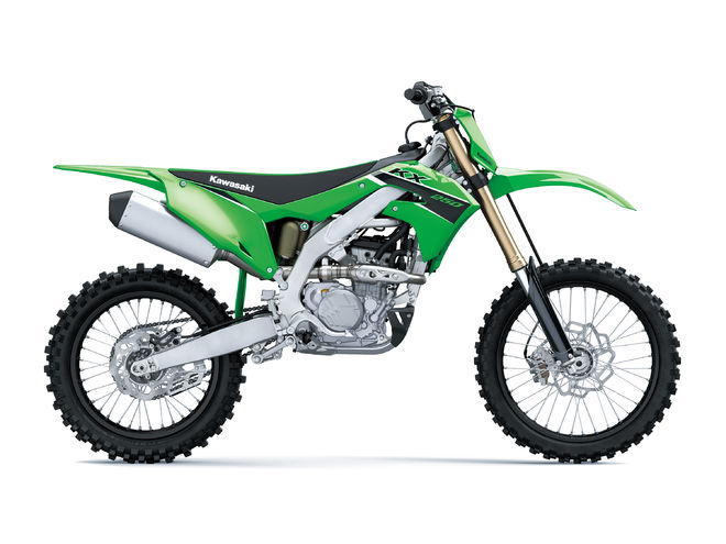 Motocykl Kawasaki KX250 zelená / 2023