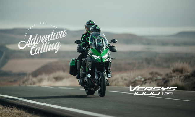 Motocykl Kawasaki Versys 1000 SE červený / 2023