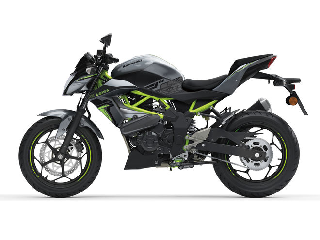 Motocykl Kawasaki Z125 šedá / 2023