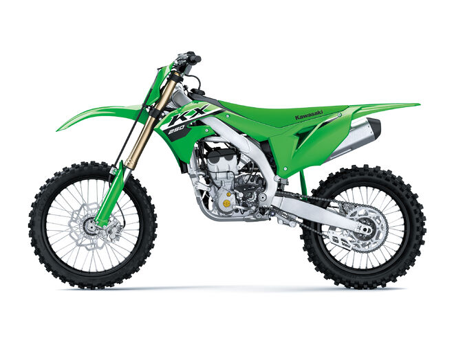 Motocykl Kawasaki KX250 zelená / 2024