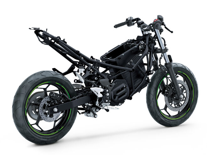 Motocykl Kawasaki Ninja e-1 stříbrná / 2024