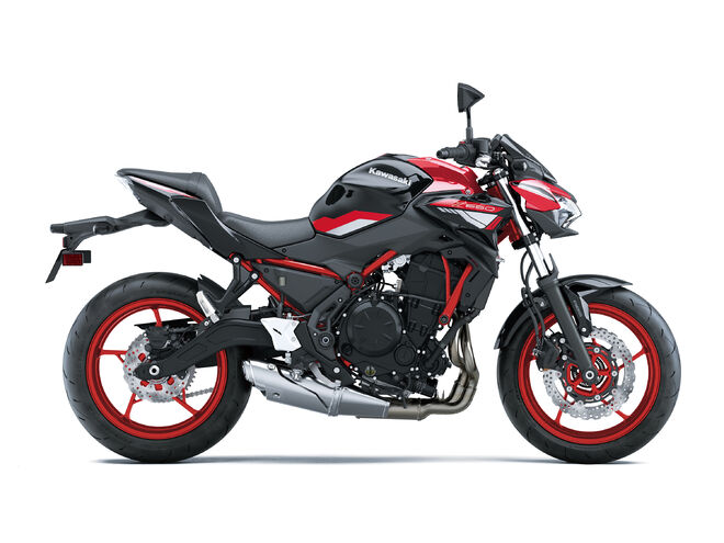 Motocykl Kawasaki Z650 červená / 2024