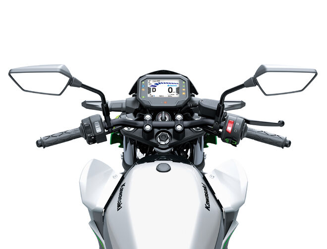 Motocykl Kawasaki Z e-1 stříbrná / 2024