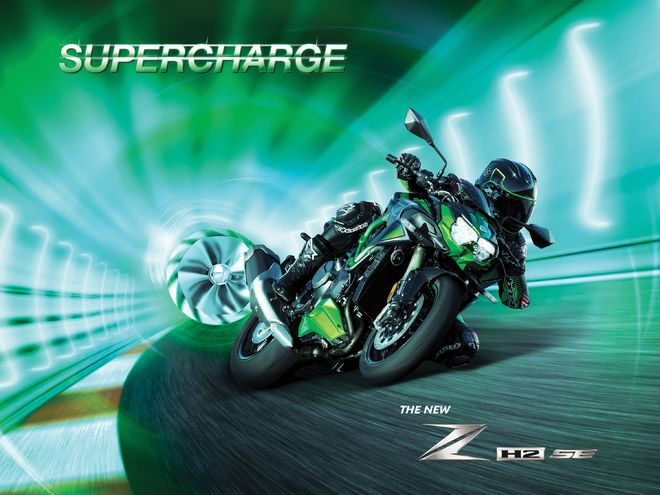 Motocykl Kawasaki Z H2 SE šedá / 2023