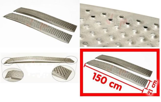 Hliníkové nájezdy - ohnuté Hliníkové nájezdy - ohnuté