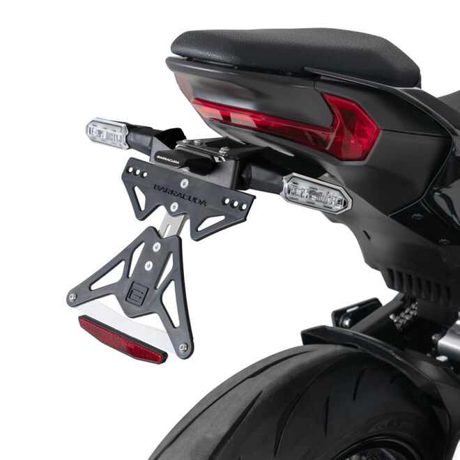 Sklopný držák SPZ Barracuda pro originální blinkry - Kawasaki Z900 (25)