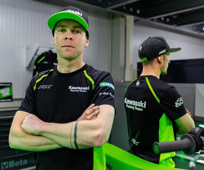 Pánské tričko Kawasaki MXGP 2024 Pánské tričko Kawasaki MXGP 2024