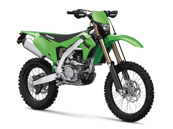 Motocykl Kawasaki KX250X zelená / 2022