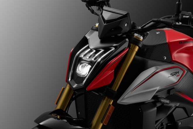 Motocykl QJMOTOR SRK 600 - červená / 2026 !!! NA CESTĚ !!!