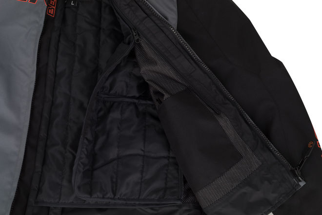Bunda Bering Maceo, Black / Grey