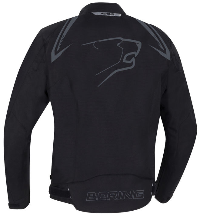 Bunda Bering Maceo, Black / Grey