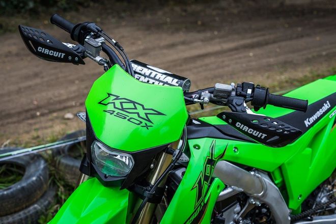 Motocykl Kawasaki KX450X s SPZ / zelená / 2022