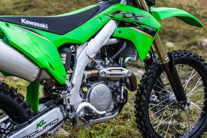 Motocykl Kawasaki KX450X zelená / 2022