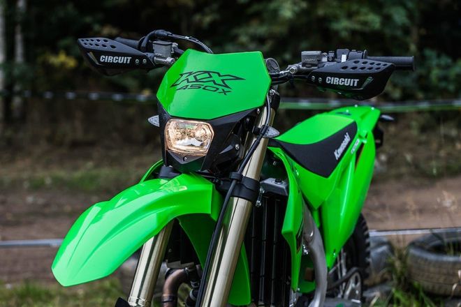 Motocykl Kawasaki KX450X s SPZ / zelená / 2022