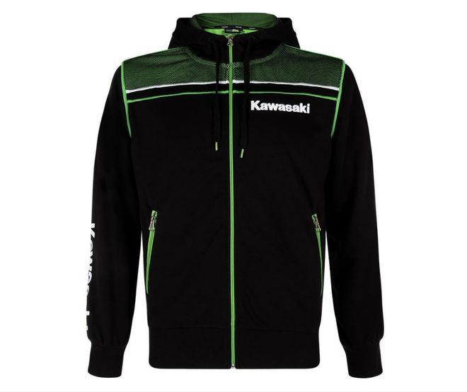 Mikina s kapucí Kawasaki