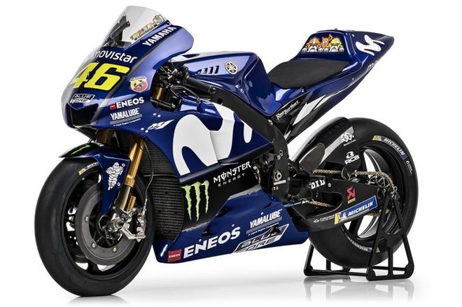 Model Valentino Rossi Yamaha Movistar MotoGP 1:18 Maisto