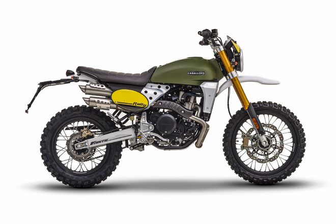 Motocykl Fantic Caballero 500 Rally - zelená / 2023