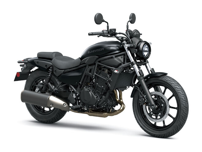 Motocykl Kawasaki Eliminator 500 černý / 2025 - NA CESTĚ