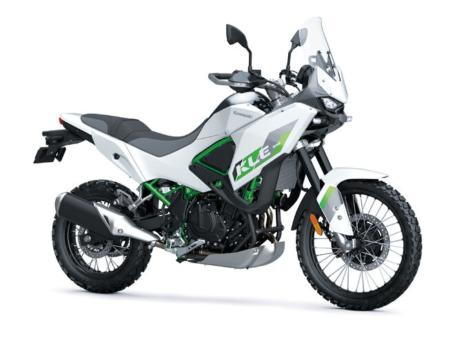 Motocykl Kawasaki KLE 500 SE bílý / 2026 Motocykl Kawasaki KLE 500 SE bílý / 2026