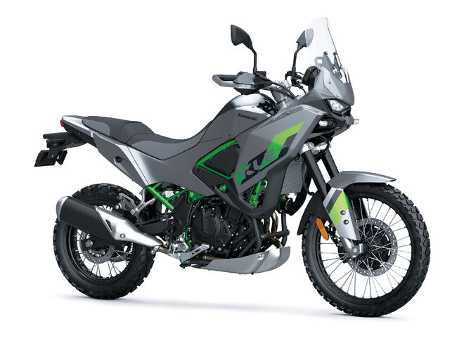 Motocykl Kawasaki KLE 500 SE šedý / 2026 Motocykl Kawasaki KLE 500 SE šedý / 2026