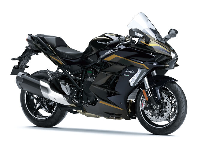 Motocykl Kawasaki Ninja H2 SX SE - zlato-černá / 2026