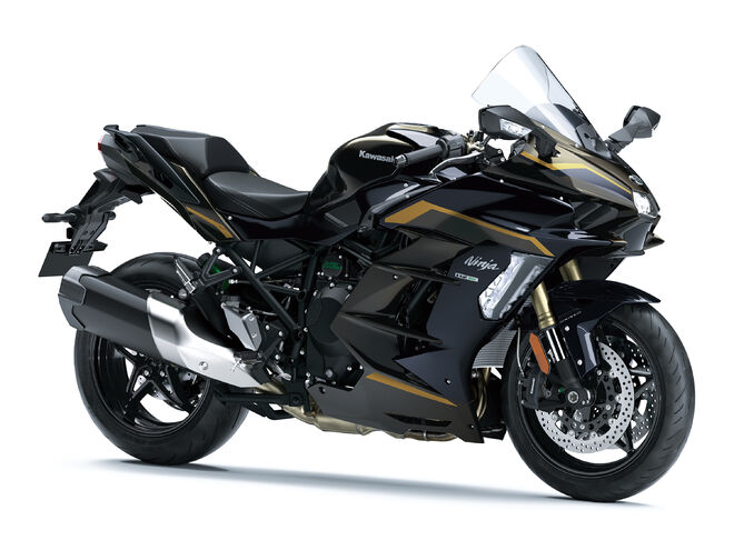 Motocykl Kawasaki Ninja H2 SX zlato-černá / 2026