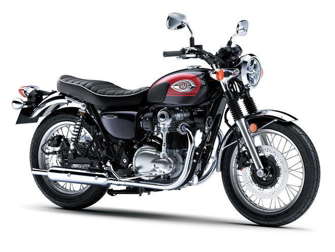 Motocykl Kawasaki W800 červená / 2024