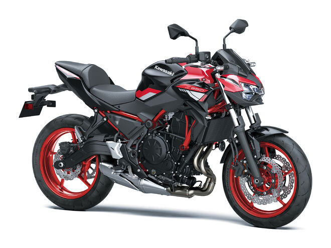 Motocykl Kawasaki Z650 červená / 2024