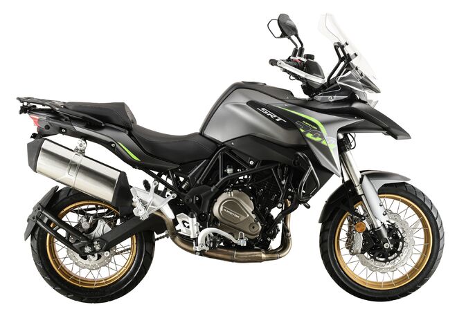 Motocykl QJMOTOR SRT 700X - tmavě šedá