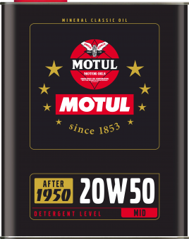Motul Classic Motor Oil 20W50 2L Motul Classic Motor Oil 20W50 2L