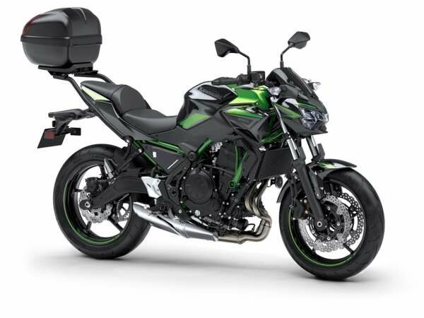 Originální kufr Kawasaki na Z650 r. 17-23 (Ninja 650 r. 17-23)