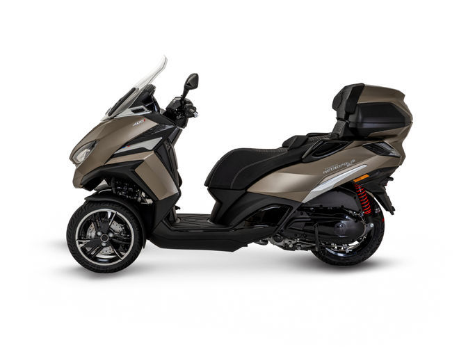 Skútr Peugeot Metropolis SW 400i ABS / Smoky Quartz Satin Skútr Peugeot Metropolis SW 400i ABS / Smoky Quartz Satin