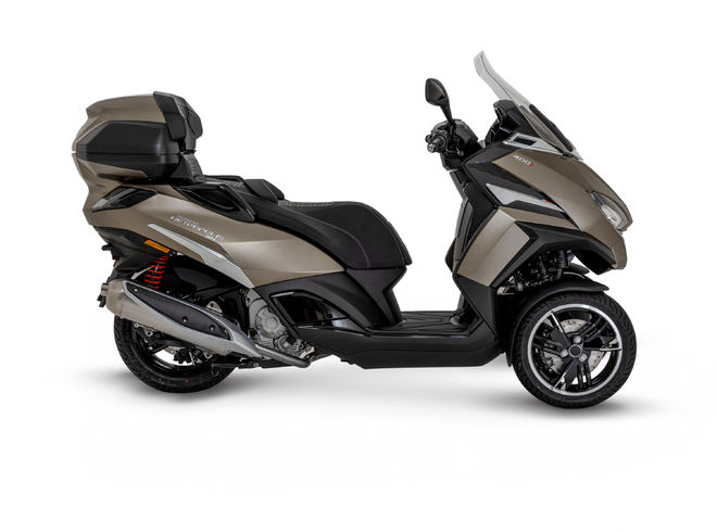 Skútr Peugeot Metropolis SW 400i ABS / Smoky Quartz Satin Skútr Peugeot Metropolis SW 400i ABS / Smoky Quartz Satin