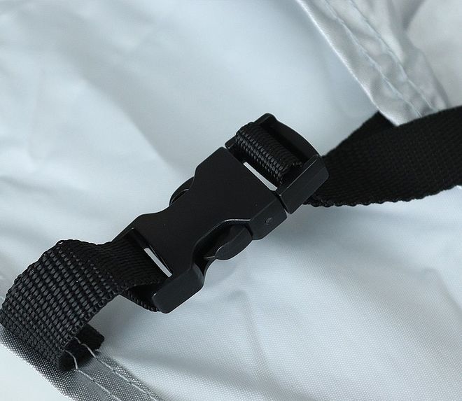 Plachta na motocykl XRC venkovní černo/stříbrná vel. L Plachta na motocykl XRC venkovní černo/stříbrná vel. L