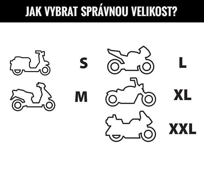 Plachta na motocykl XRC venkovní černo/stříbrná vel. L Plachta na motocykl XRC venkovní černo/stříbrná vel. L