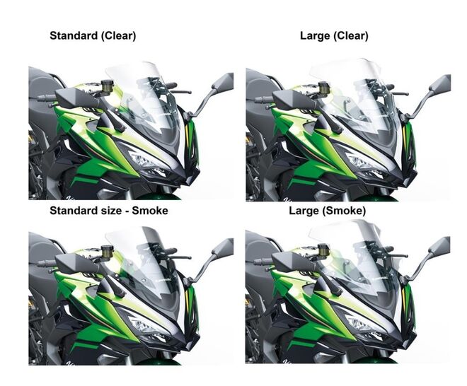 Plexi štít Kawasaki na Ninja 1100SX