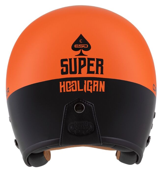 Helma Cassida Eso Super Hooligan - černá / oranžová perleť