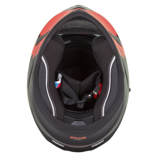 Helma Cassida Integral 3.0 Roxor černá matná-červená fluo-šedá