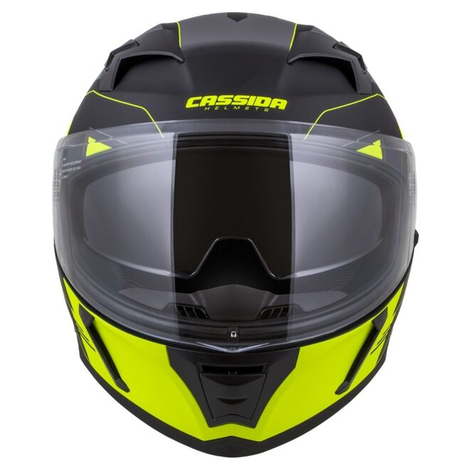 Helma Cassida Integral 3.0 Roxor černá matná-žlutá fluo-šedá