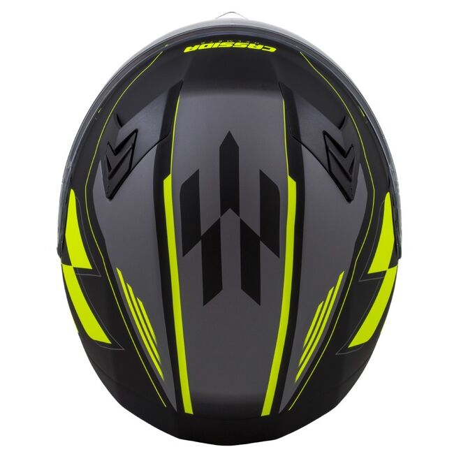 Helma Cassida Integral 3.0 Roxor černá matná-žlutá fluo-šedá