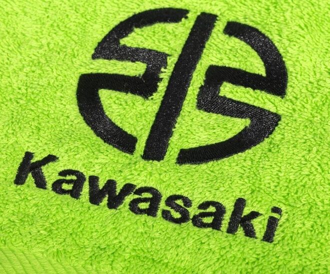 Ručníky Kawasaki 2 kusy - černý / zelený