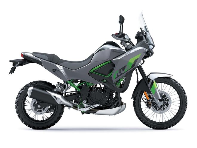 Motocykl Kawasaki KLE 500 SE šedý / 2026 Motocykl Kawasaki KLE 500 SE šedý / 2026