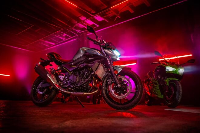 Motocykl Kawasaki Z500 šedá / 2026