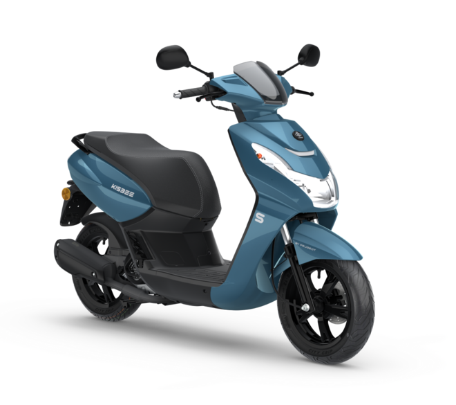 Skútr Peugeot Kisbee S 50i 4T Active bez řidičáku 25 km/h River Blue