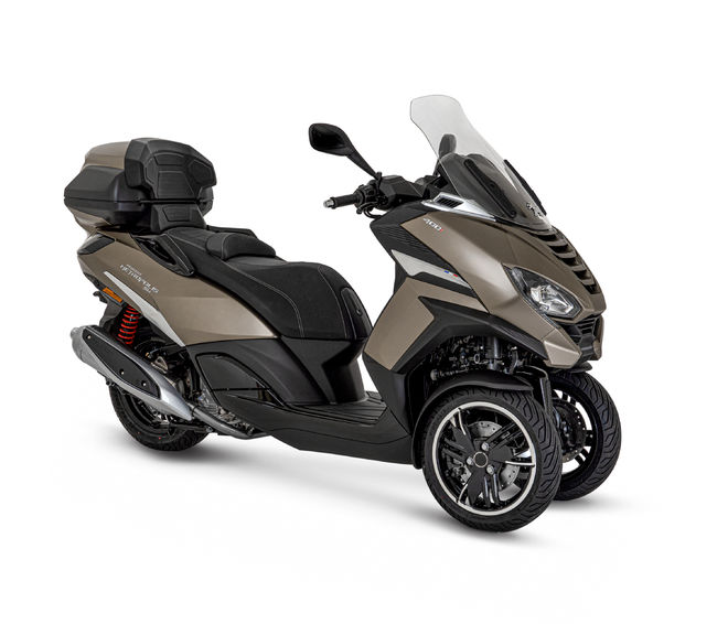 Skútr Peugeot Metropolis SW 400i ABS / Smoky Quartz Satin Skútr Peugeot Metropolis SW 400i ABS / Smoky Quartz Satin