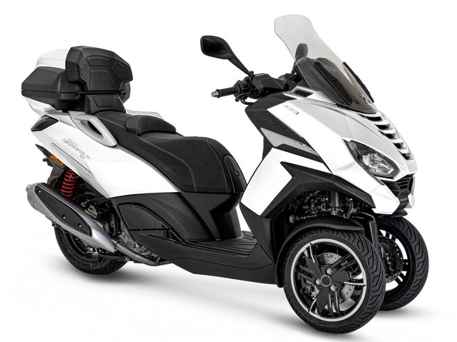 Skútr Peugeot Metropolis SW 400i ABS / Snow White